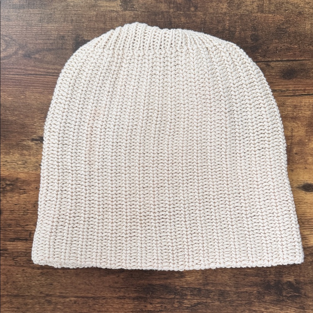 Free People Cream Knit Beanie - Picture 4 of 4